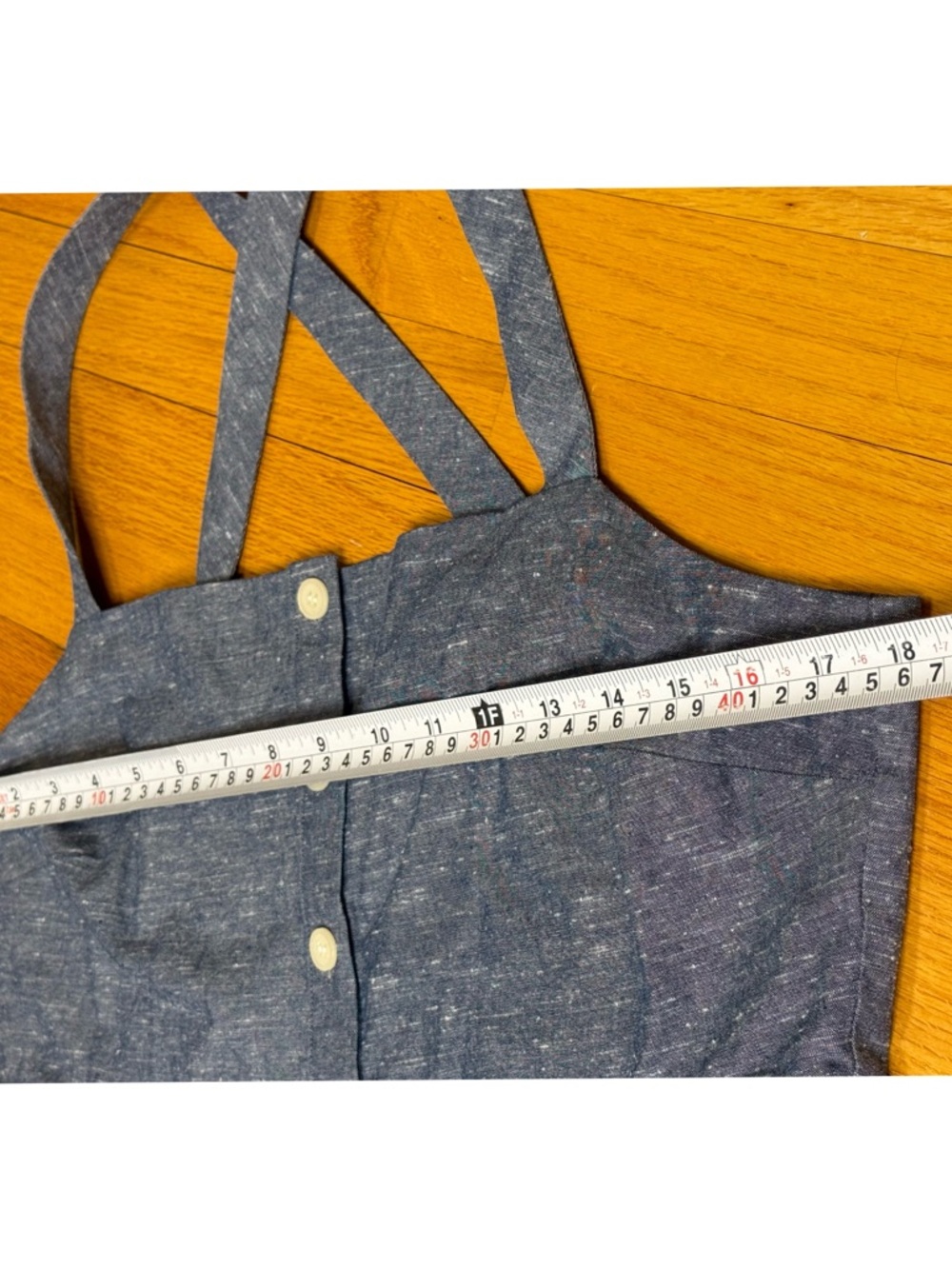 Madewell Chambray Tank Button-Front Midi Dress - Picture 6 of 8